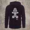 Sweat Shirt Noir Dos TIKI 1