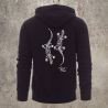 Sweat Shirt Noir Dos LEZARDS