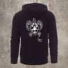 Sweat Shirt Noir Dos TORTUE 2