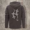Sweat Shirt Gris Dos LEZARDS