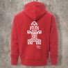 Sweat Shirt Rouge Dos TIKI 1