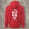 Sweat Shirt Rouge Dos BOUCLIER