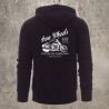 Sweat Shirt Noir Iron Wheels