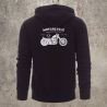Sweat Shirt Noir Motorcycle