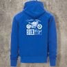 Veste Zippée Bleue roi Custom Motors