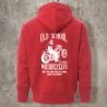 Veste Zippée Rouge Old School