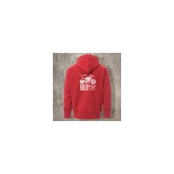 Veste Zippée Rouge Custom Motors