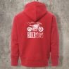 Veste Zippée Rouge Custom Motors