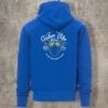 Sweat Shirt Bleu Roi Custom Bike