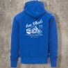 Sweat Shirt Bleu Roi Iron Wheels