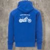 Sweat Shirt Bleu Roi Motorcycle