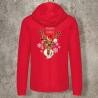 Veste Zippée Rouge Noël 1
