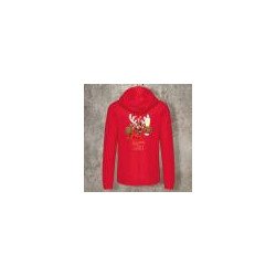 Veste Zippée Rouge Noël 3