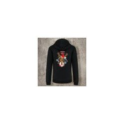 Veste Zippée Noire Noël 1