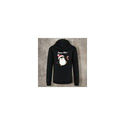 copie de Veste Zippée Noire Noël 2