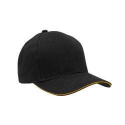 Casquette Vierge 270g 6 pans Fermeture BOUCLE Liseret 23 couleurs