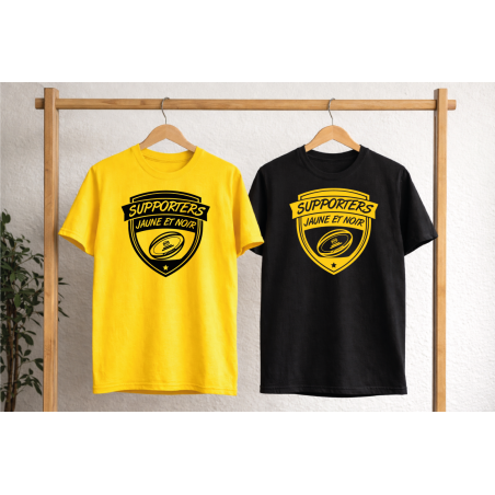 Tee-shirt  Noir supporters J&N