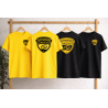 Tee-shirt  Noir supporters J&N Coeur et Dos