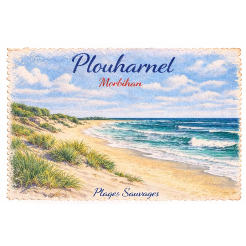 Plouharnel – Lot 50 cartes postales – AQUA
