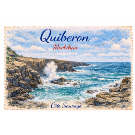 Quiberon – Côte Sauvage – Lot 50 cartes postales – AQUA
