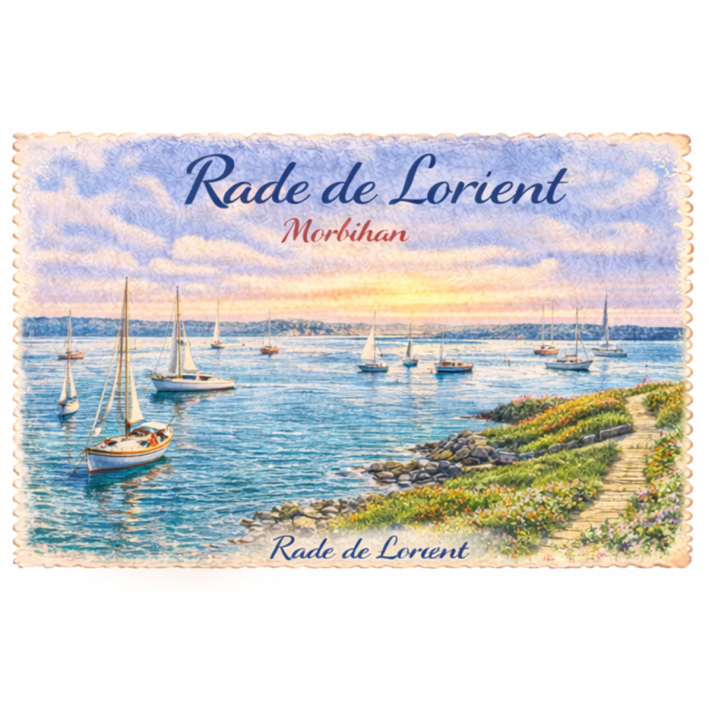Rade de Lorient – Lot 50 cartes postales – AQUA