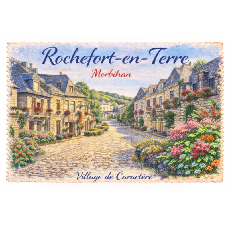 Rochefort-en-Terre – Lot 50 cartes postales – AQUA