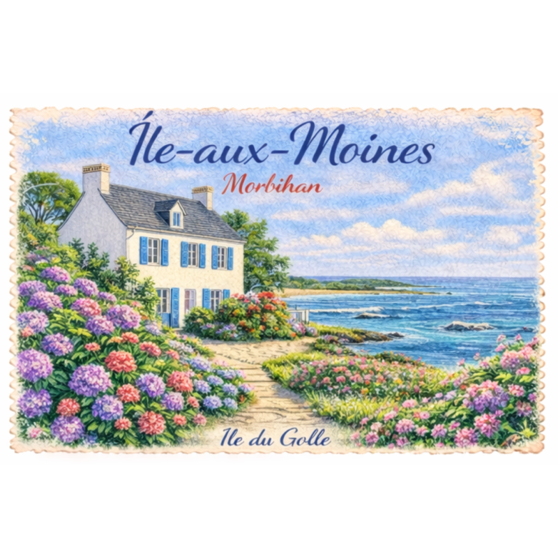 Île-aux-Moines – Lot 50 cartes postales – AQUA