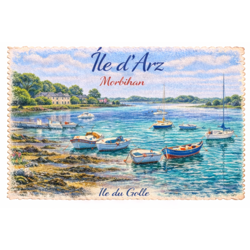 Île-d’Arz – Lot 50 cartes postales – AQUA