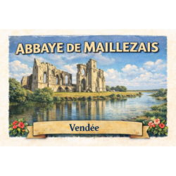 Abbaye de Maillezais – Lot 50 cartes postales – ADV