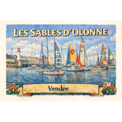 Les Sables-d’Olonne – Port Olona – Lot 50 cartes postales – ADV