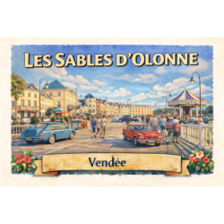 Les Sables-d’Olonne – Remblai (Années 50) – Lot 50 cartes postales – ADV