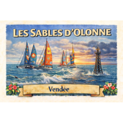 Les Sables-d’Olonne – Vendée Globe (Départ) – Lot 50 cartes postales – ADV