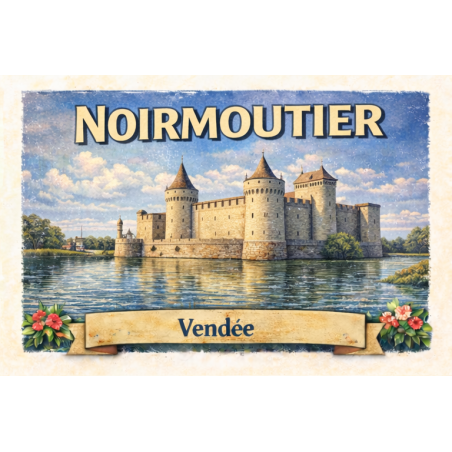 Noirmoutier (Château) – Lot 50 cartes postales – ADV