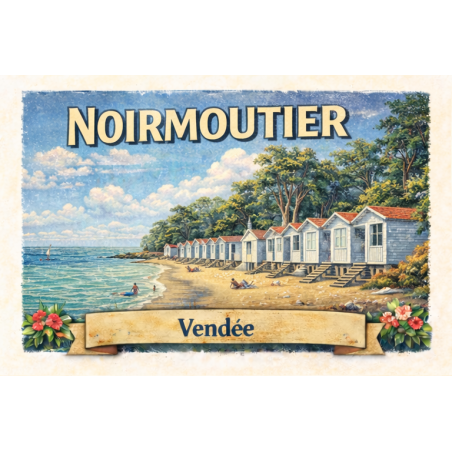 Noirmoutier (Plage des Dames) – Lot 50 cartes postales – ADV