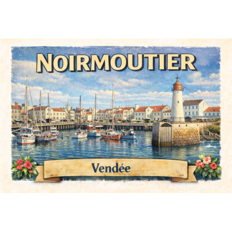 Noirmoutier (Port de l’Herbaudière) – Lot 50 cartes postales – ADV