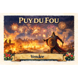 Puy du Fou (Spectacle de feu) – Lot 50 cartes postales – ADV