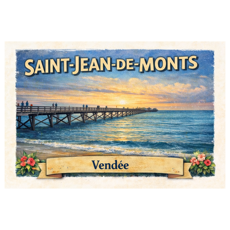 Saint-Jean-de-Monts – Lot 50 cartes postales – ADV