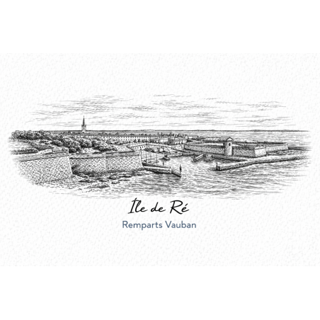 Île de Ré (Remparts Vauban) – Lot 50 cartes postales – GRAV