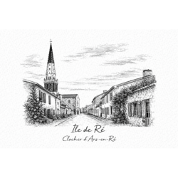 Île de Ré (Clocher d’Ars-en-Ré) – Lot 50 cartes postales – GRAV