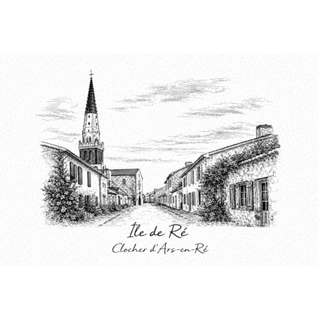 Île de Ré (Clocher d’Ars-en-Ré) – Lot 50 cartes postales – GRAV