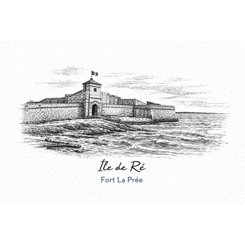 Île de Ré (Fort La Prée) – Lot 50 cartes postales – GRAV