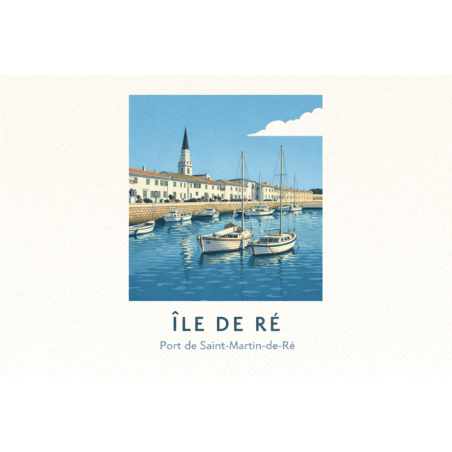 Île de Ré – Marais salants – Lot 50 cartes postales – ADV
