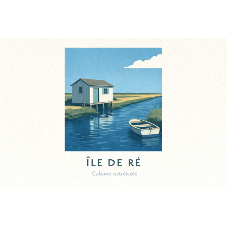 Île de Ré – Marché de La Flotte – Lot 50 cartes postales – ADV