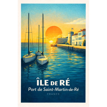 Île de Ré – Plage des Gollandières – Lot 50 cartes postales – ADV