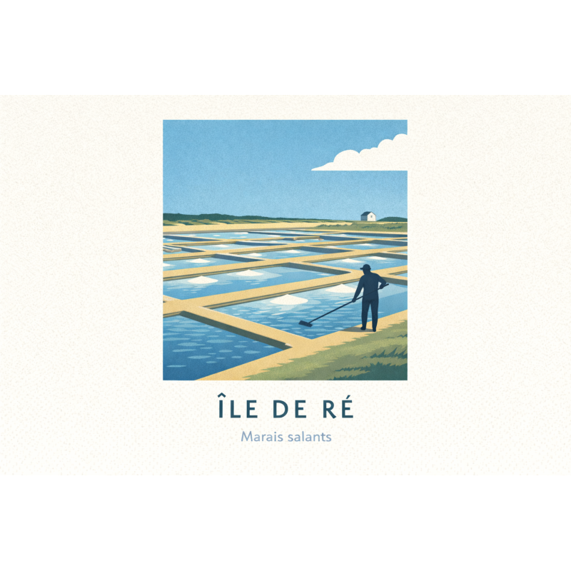 Île de Ré – Plage de la Trousse-Chemise – Lot 50 cartes postales – ADV