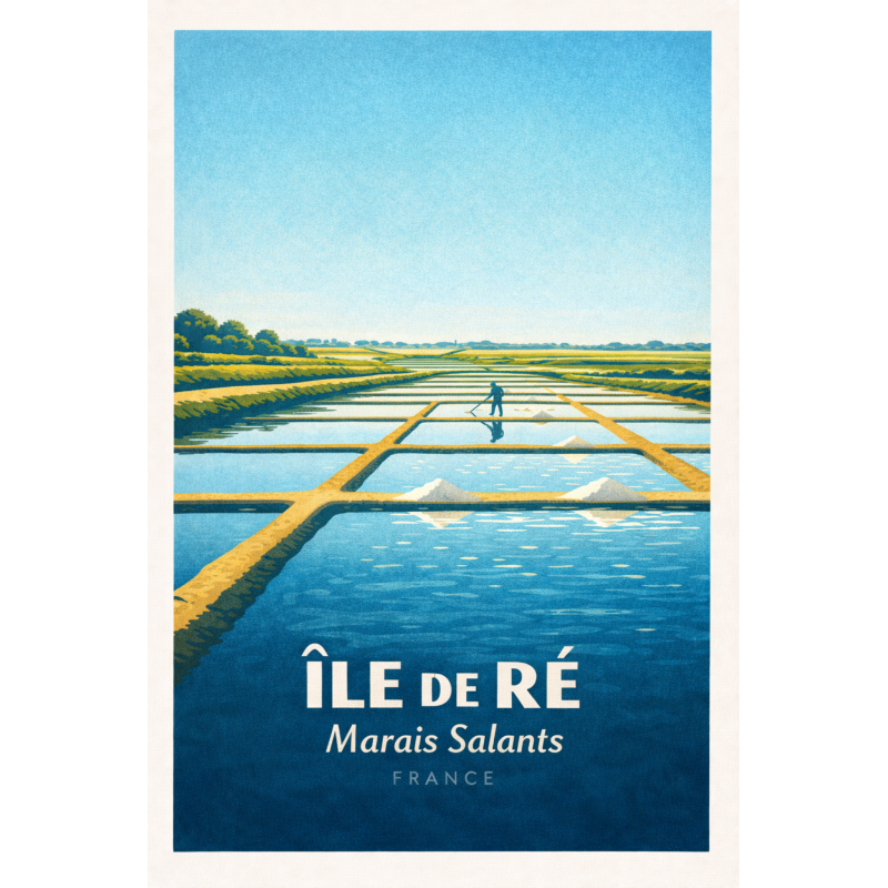 Île de Ré – Saint-Martin-de-Ré (coucher de soleil) – Lot 50 cartes postales – ADV