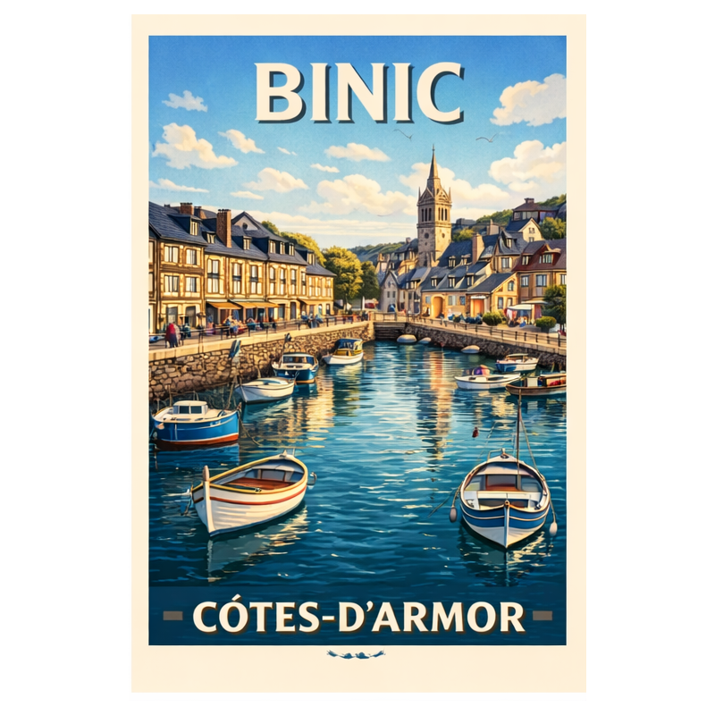 Côtes-d’Armor – Binic – Lot 50 cartes postales – ADV