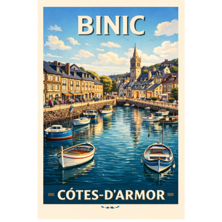 Côtes-d’Armor – Binic – Lot 50 cartes postales – ADV