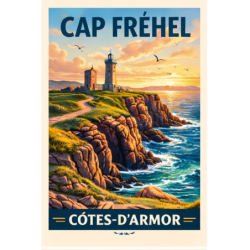 Côtes-d’Armor – Cap Frehel – Lot 50 cartes postales – ADV