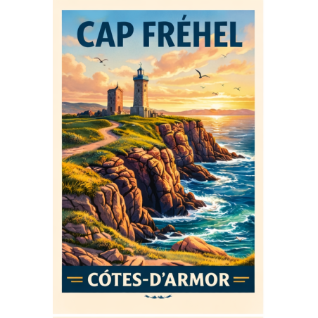 Côtes-d’Armor – Cap Frehel – Lot 50 cartes postales – ADV